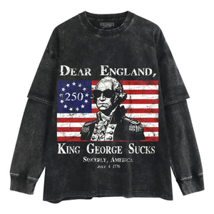 FUNNY 4TH OF JULY AMERICA'S 250TH BIRTHDAY DESIGN TANK TOP & TEE & LONG SLEEVE & LAYERED LS & HOODIE