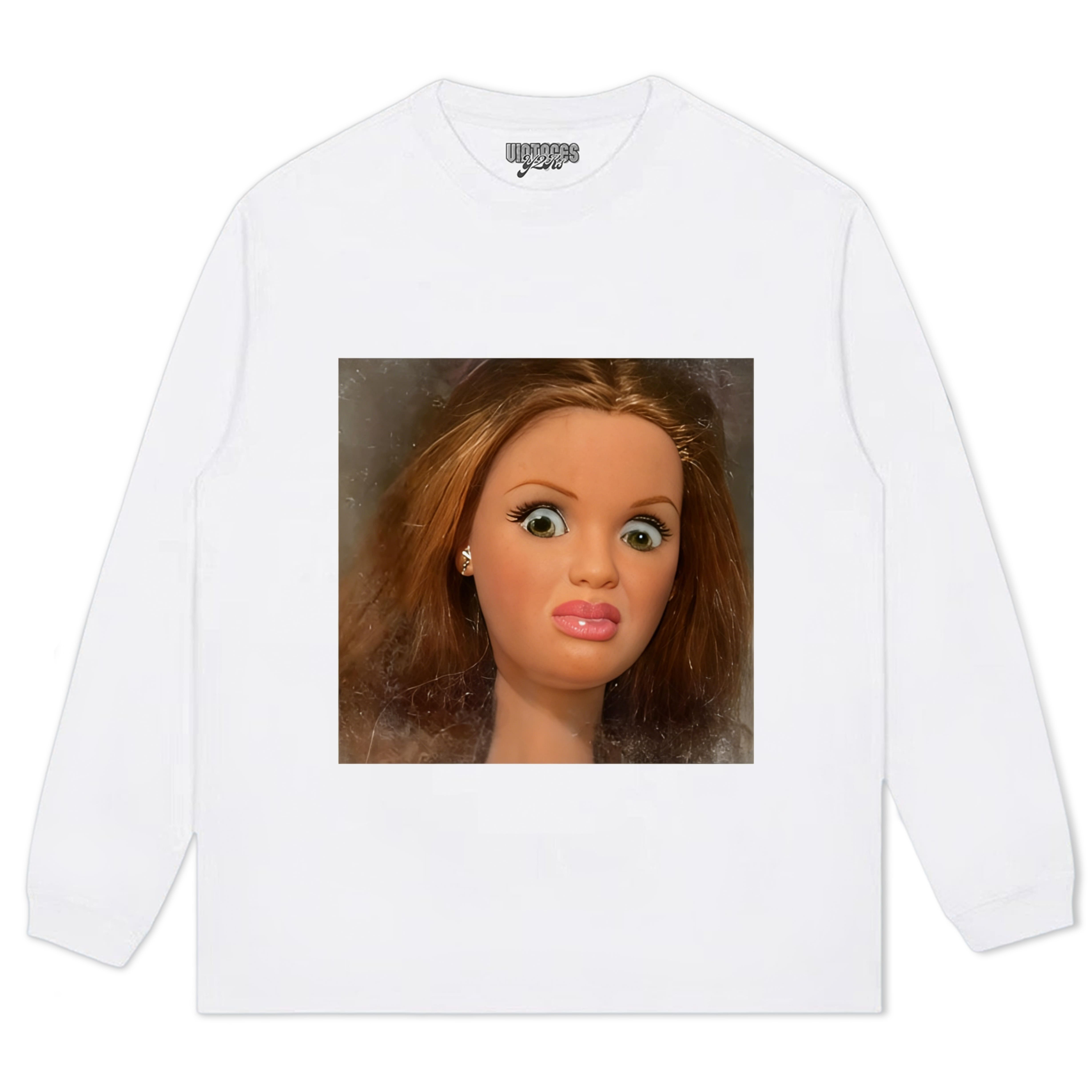 FUNNY DOLL FACE MEME TANK TOP & TEE & LONG SLEEVE & LAYERED LS & HOODIE