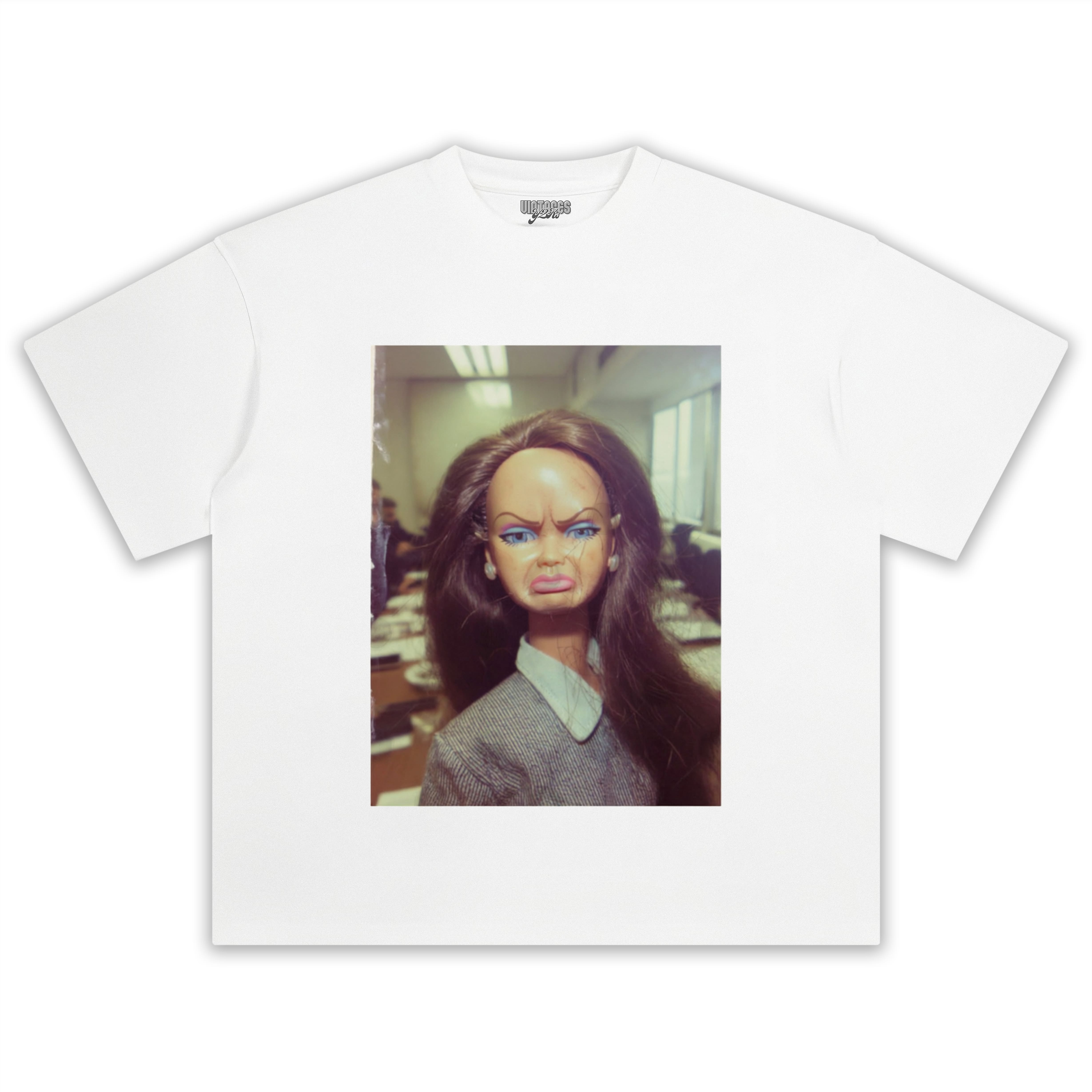 FUNNY OFFICE GIRLS FACE MEME TANK TOP & TEE & LONG SLEEVE & LAYERED LS & HOODIE