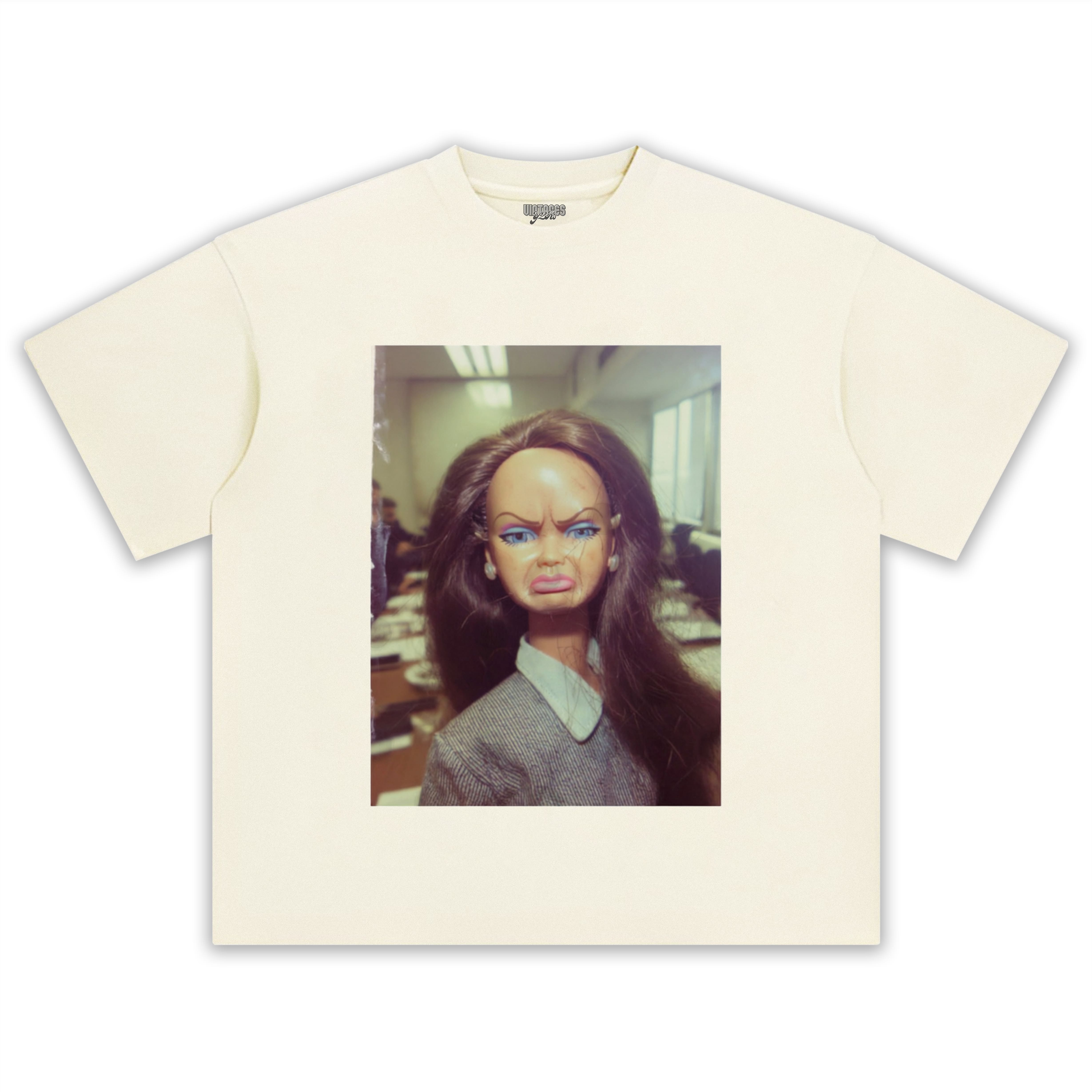 FUNNY OFFICE GIRLS FACE MEME TANK TOP & TEE & LONG SLEEVE & LAYERED LS & HOODIE