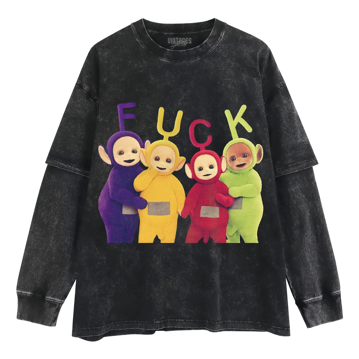 FUNNY TELETUBBIES V2 TANK TOP & TEE & LONG SLEEVE & LAYERED LS & HOODIE