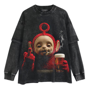 FUNNY TELETUBBIES V5 TANK TOP & TEE & LONG SLEEVE & LAYERED LS & HOODIE