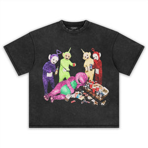 FUNNY TELETUBBIES V6 TANK TOP & TEE & LONG SLEEVE & LAYERED LS & HOODIE