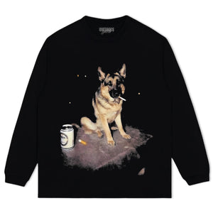GERMAN SHEPHERD SMOKING MEME TANK TOP & TEE & LONG SLEEVE & LAYERED LS & HOODIE