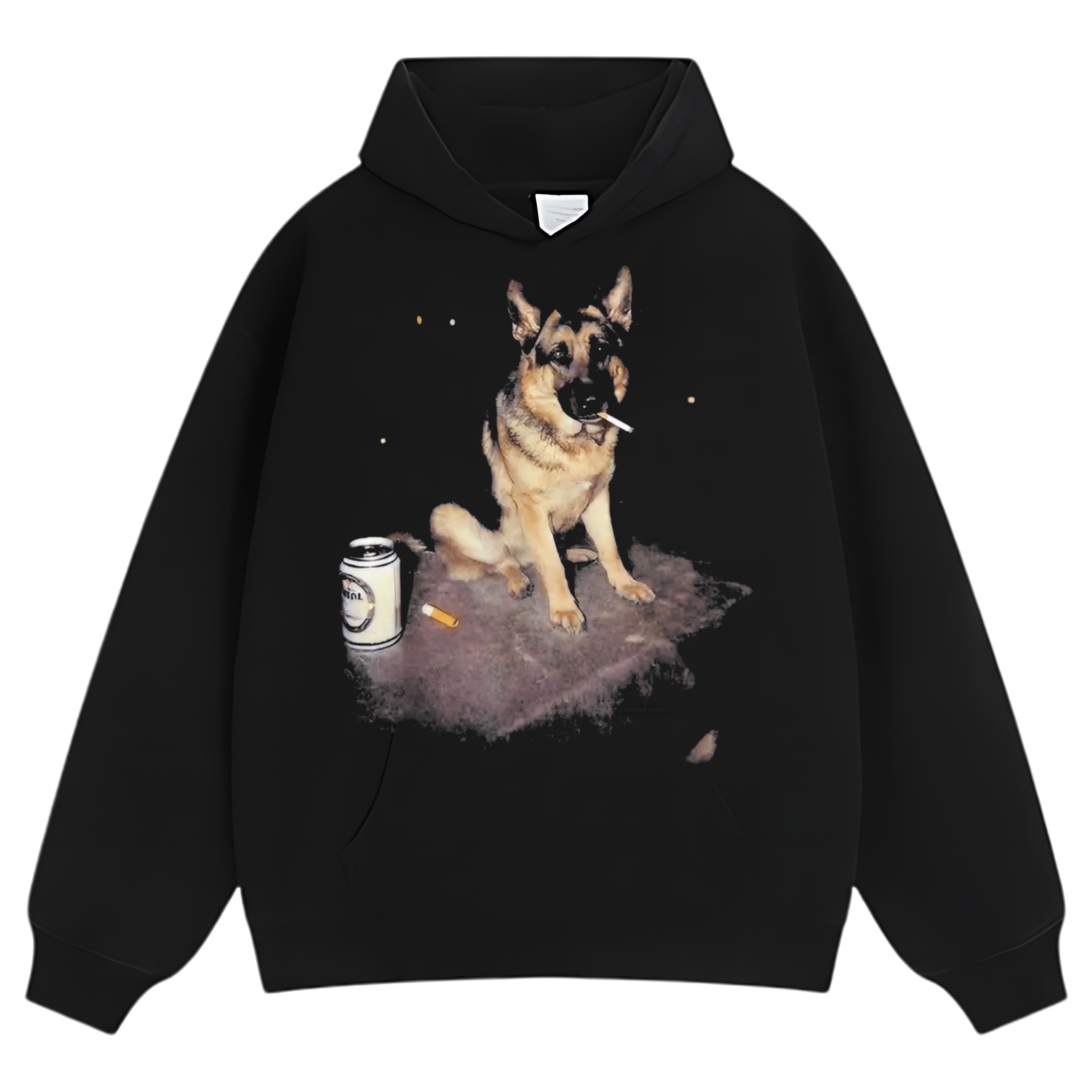 GERMAN SHEPHERD SMOKING MEME TANK TOP & TEE & LONG SLEEVE & LAYERED LS & HOODIE