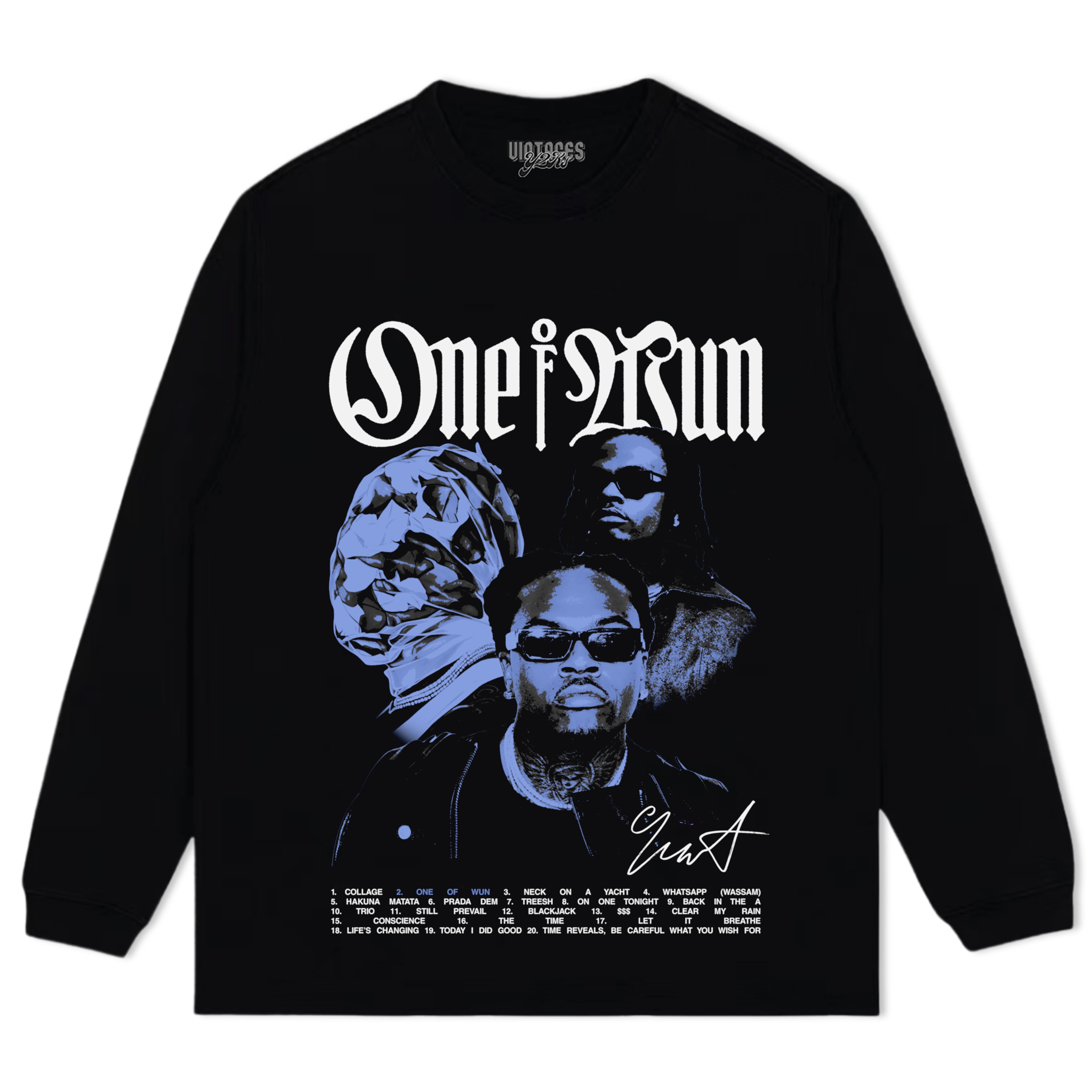 GUNNA ONE OF WUN ALBUM TANK TOP & TEE & LONG SLEEVE & LAYERED LS & HOODIE