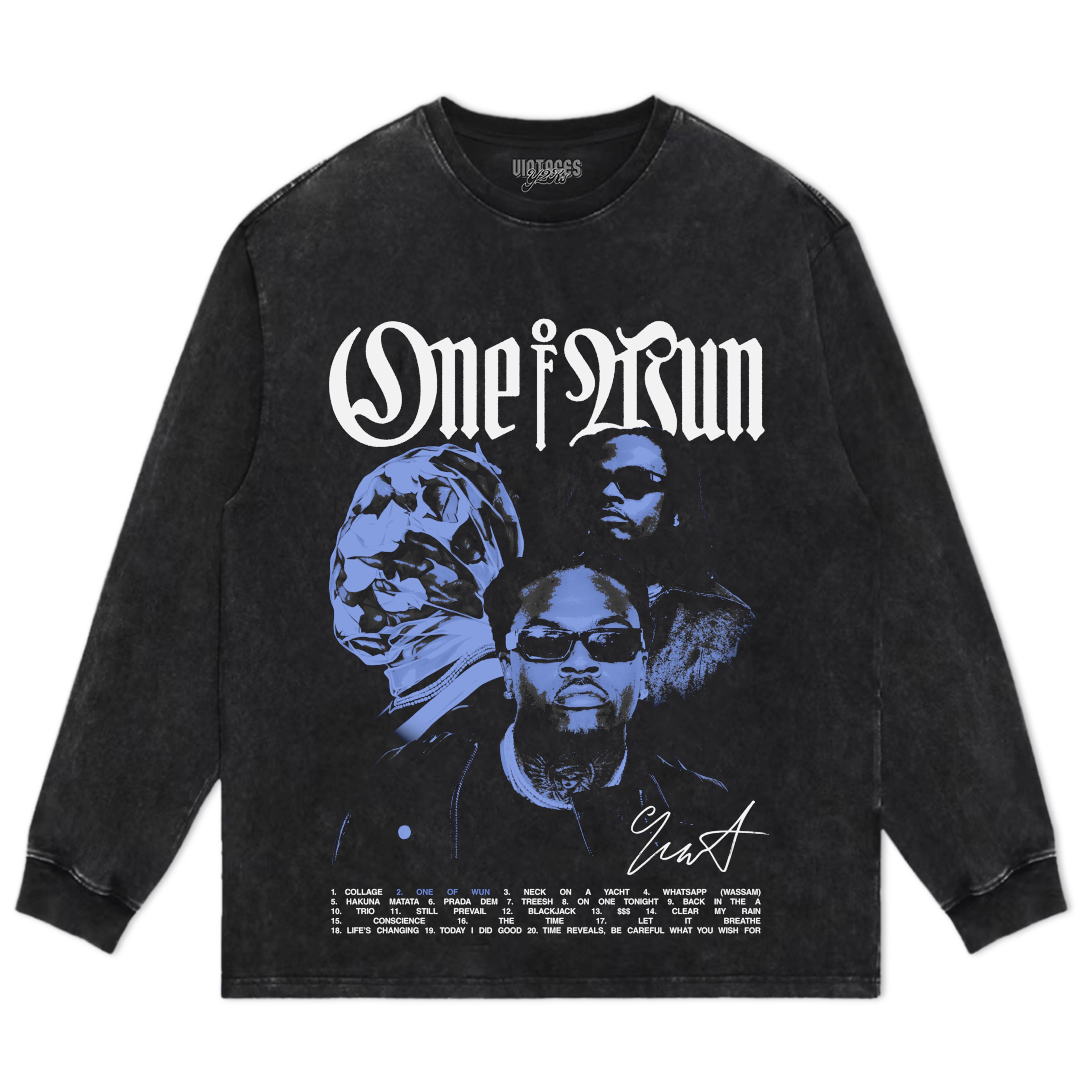 GUNNA ONE OF WUN ALBUM TANK TOP & TEE & LONG SLEEVE & LAYERED LS & HOODIE