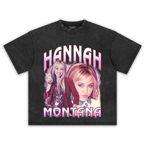 HANNAH MONTANA - VINTAGE 90S RETRO STYLE V3 TEE & LS & HOODIE