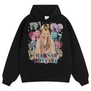 HANNAH MONTANA - VINTAGE 90S RETRO STYLE V4 TEE & LS & HOODIE