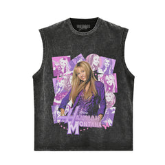 HANNAH MONTANA - VINTAGE 90S RETRO STYLE V5 TANK TOP