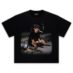 HARD DAYS - DACHSHUND TANK TOP & TEE & LONG SLEEVE & LAYERED LS & HOODIE
