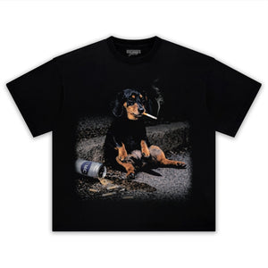 HARD DAYS - DACHSHUND TANK TOP & TEE & LONG SLEEVE & LAYERED LS & HOODIE