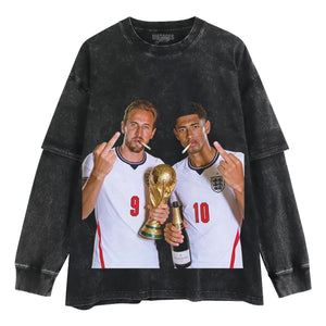 HARRY KANE & JUDE BELLINGHAM TANK TOP & TEE & LONG SLEEVE & LAYERED LS & HOODIE