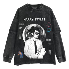 HARRY STYLES - KISS ALL THE TIME 2 LAYERED LONG SLEEVE