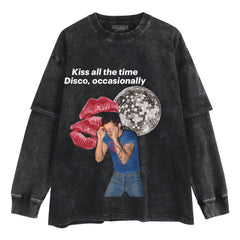HARRY STYLES - KISS ALL THE TIME 5 LAYERED LONG SLEEVE