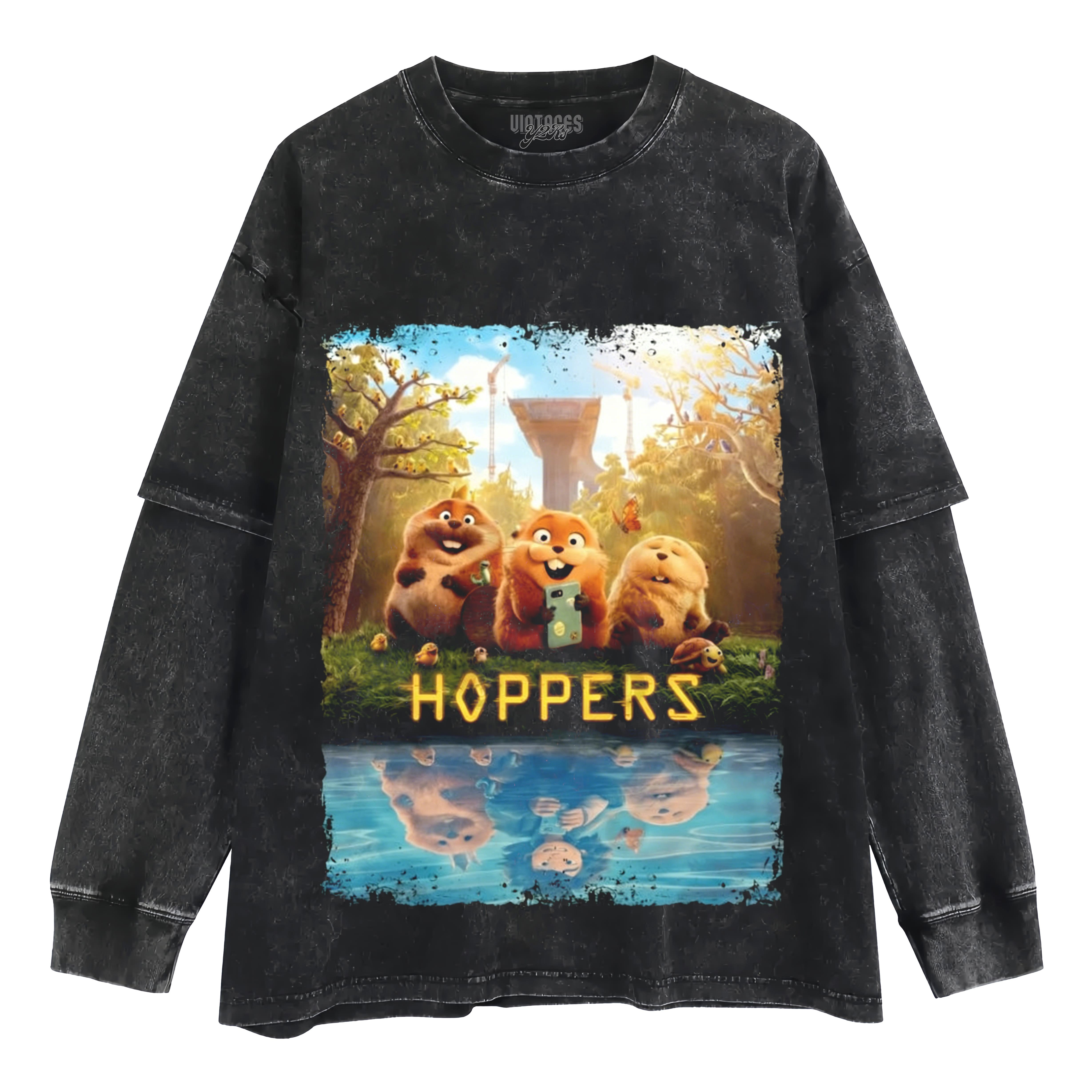 HOPPERS V3 TANK TOP & TEE & LONG SLEEVE & LAYERED LS & HOODIE