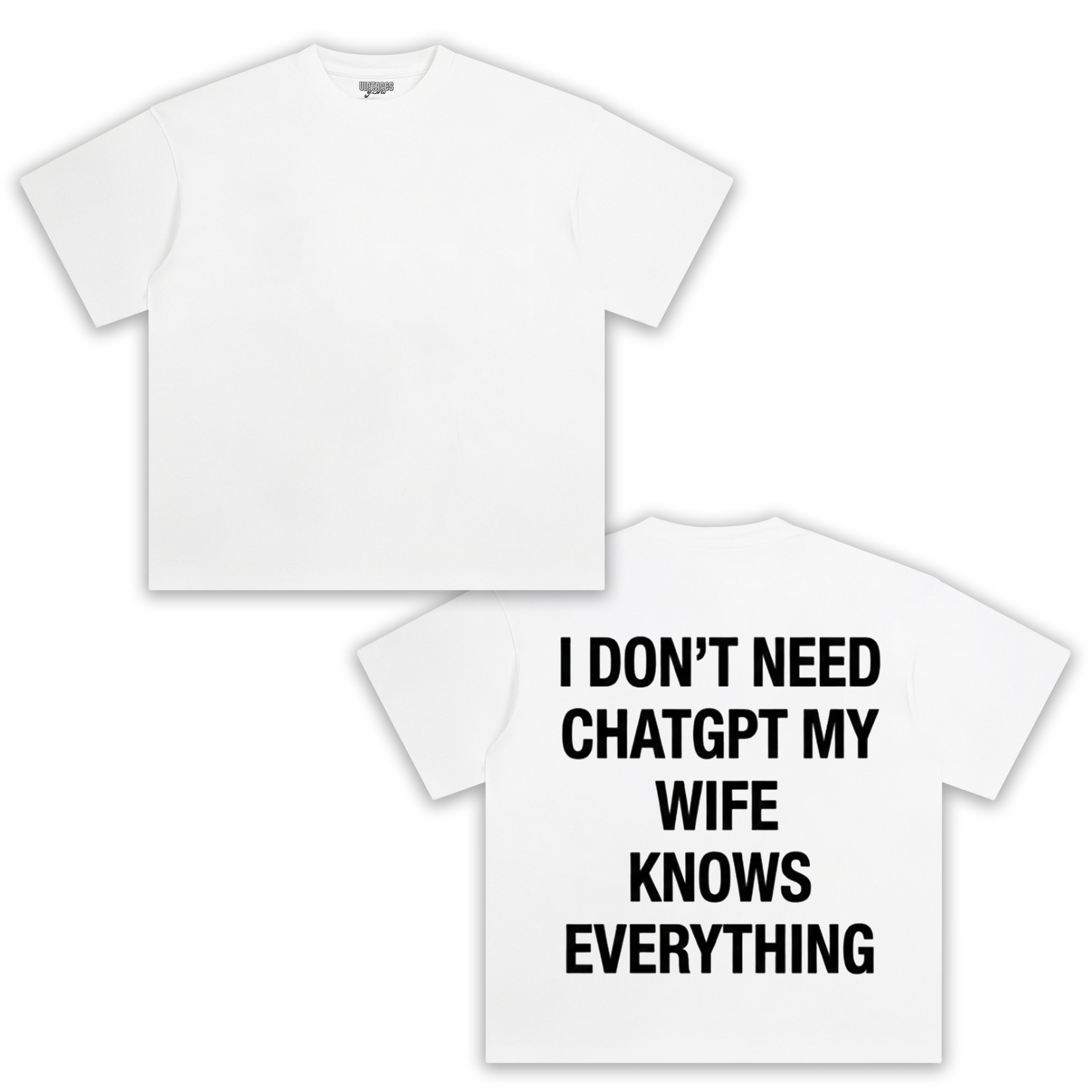 IDON'TNEEDCHATGPT TANK TOP & TEE