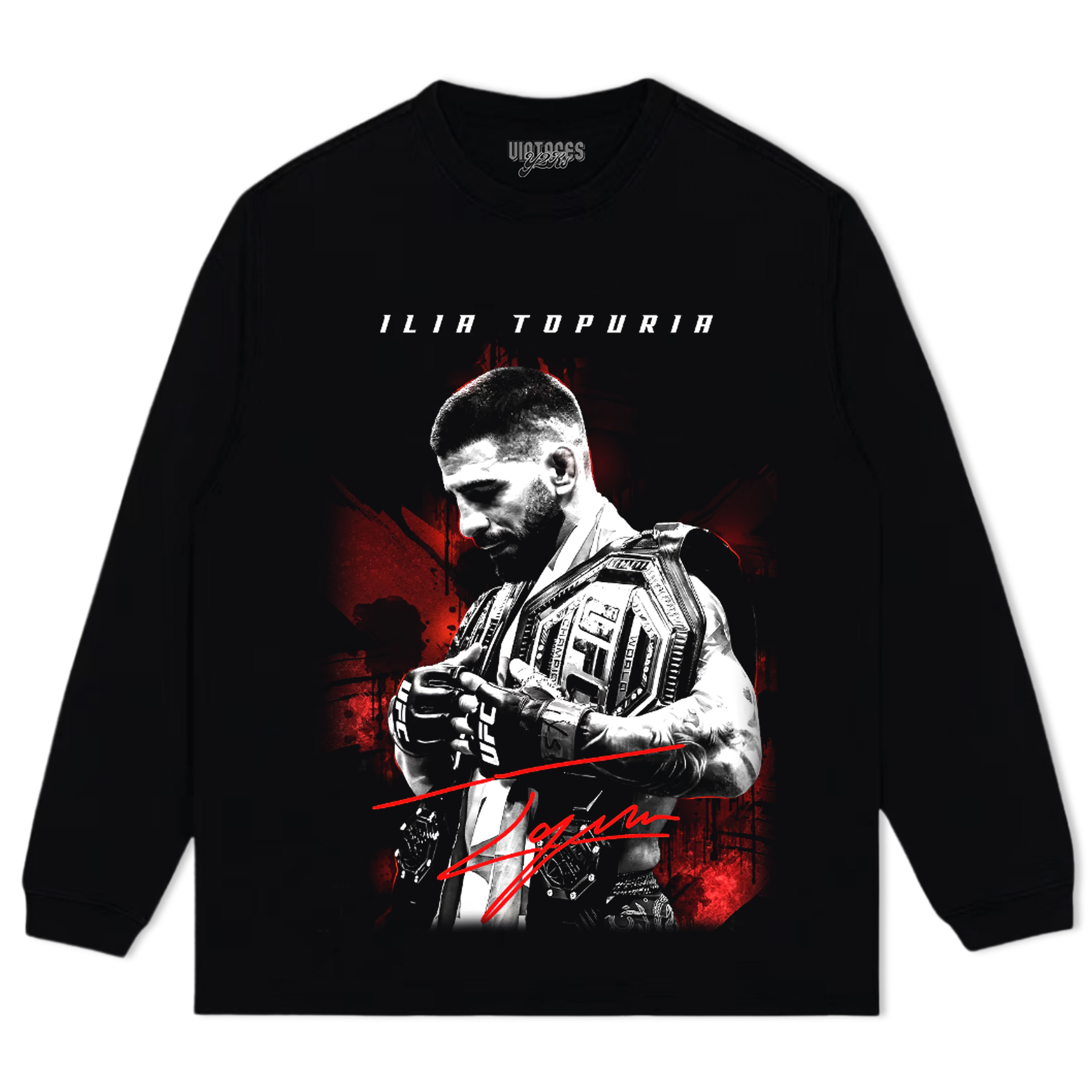 ILIA TOPURIA UFC CHAMPION TANK TOP & TEE & LONG SLEEVE & LAYERED LS & HOODIE
