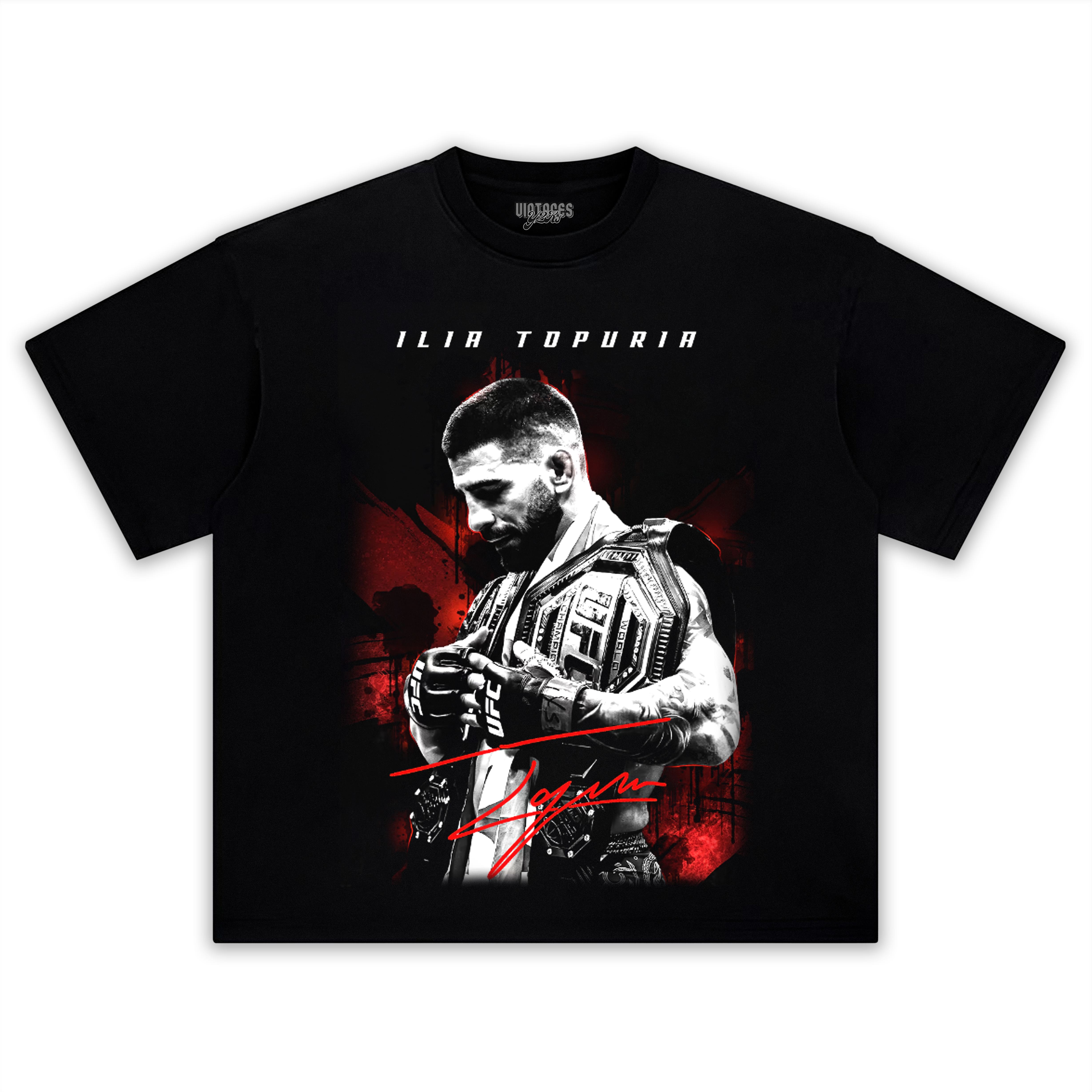 ILIA TOPURIA UFC CHAMPION TANK TOP & TEE & LONG SLEEVE & LAYERED LS & HOODIE