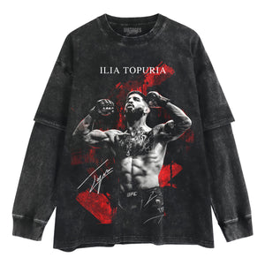 ILIA TOPURIA UFC FIGHTER TANK TOP & TEE & LONG SLEEVE & LAYERED LS & HOODIE
