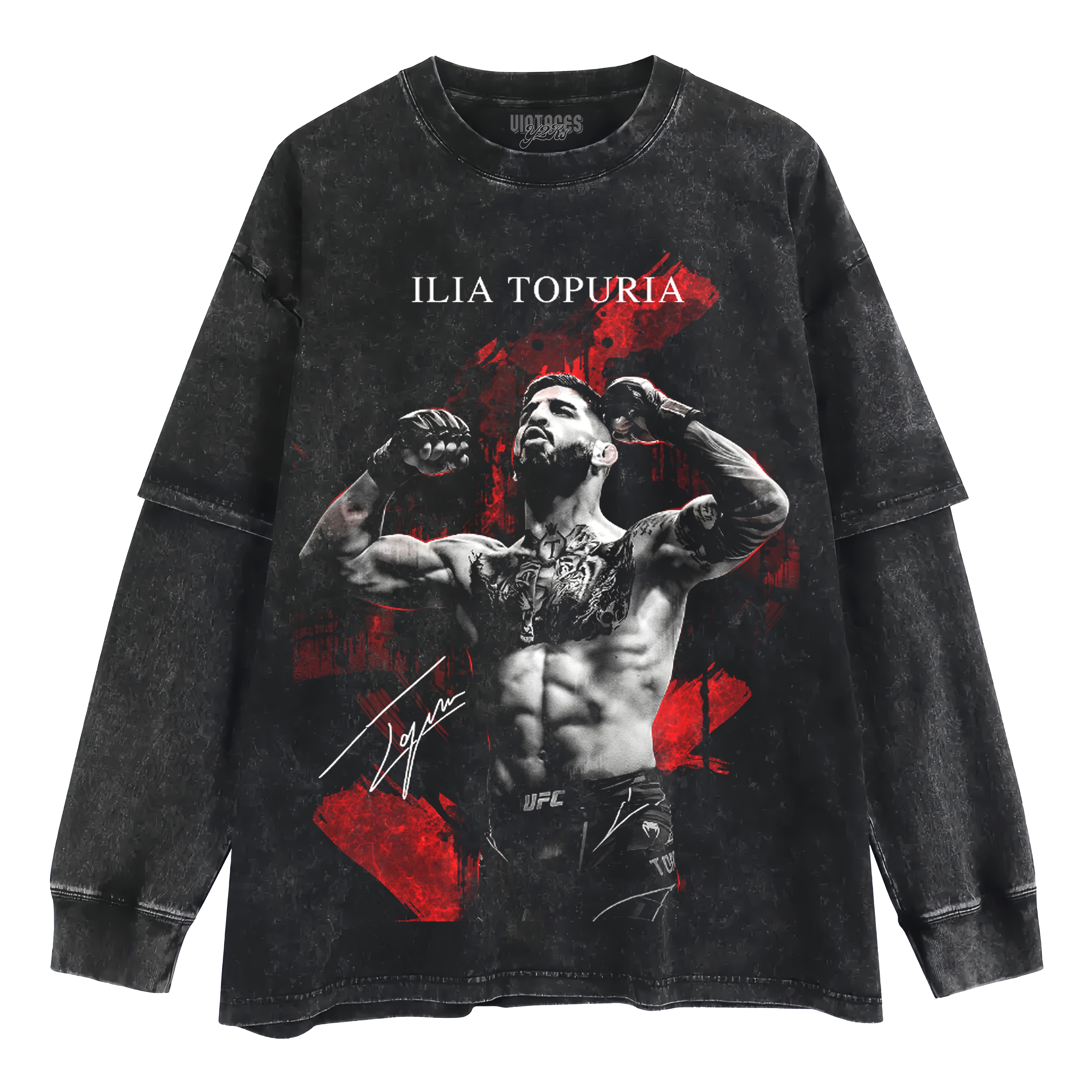 ILIA TOPURIA UFC FIGHTER TANK TOP & TEE & LONG SLEEVE & LAYERED LS & HOODIE
