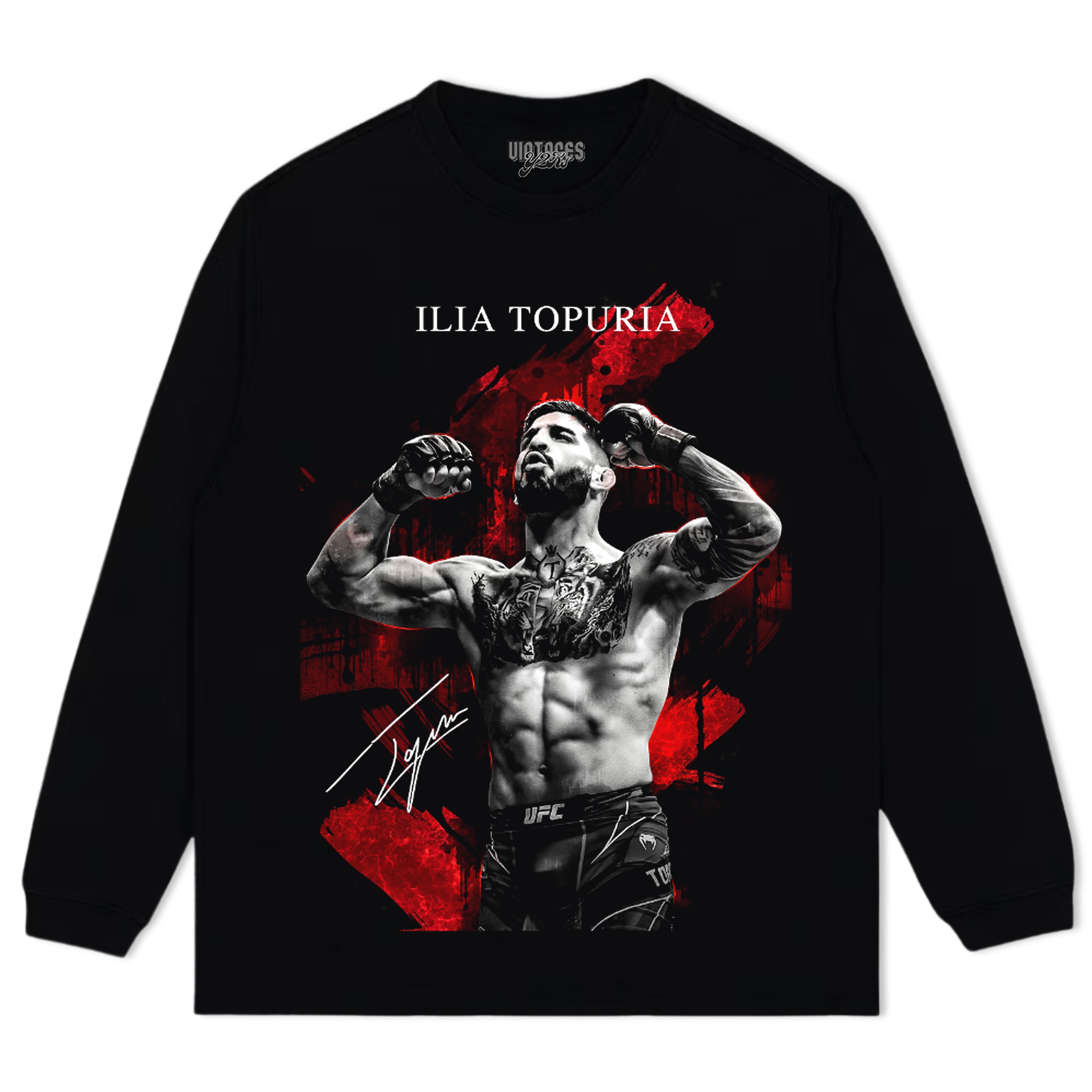 ILIA TOPURIA UFC FIGHTER TANK TOP & TEE & LONG SLEEVE & LAYERED LS & HOODIE
