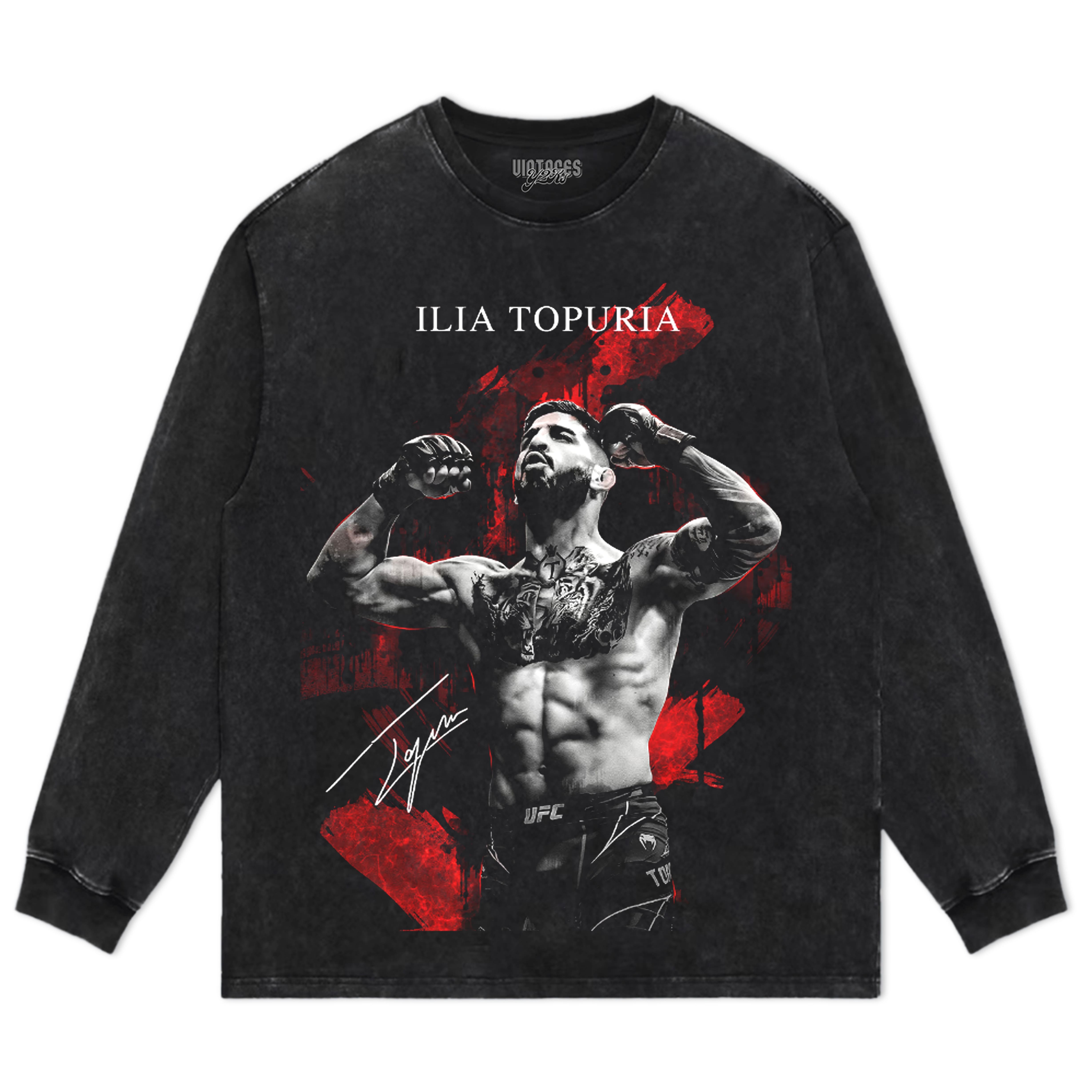 ILIA TOPURIA UFC FIGHTER TANK TOP & TEE & LONG SLEEVE & LAYERED LS & HOODIE