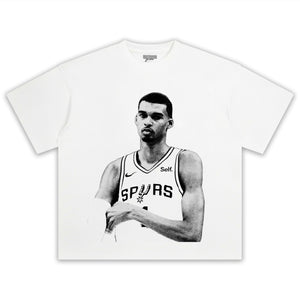 VICTOR WEMBANYAMA WHITE TEE
