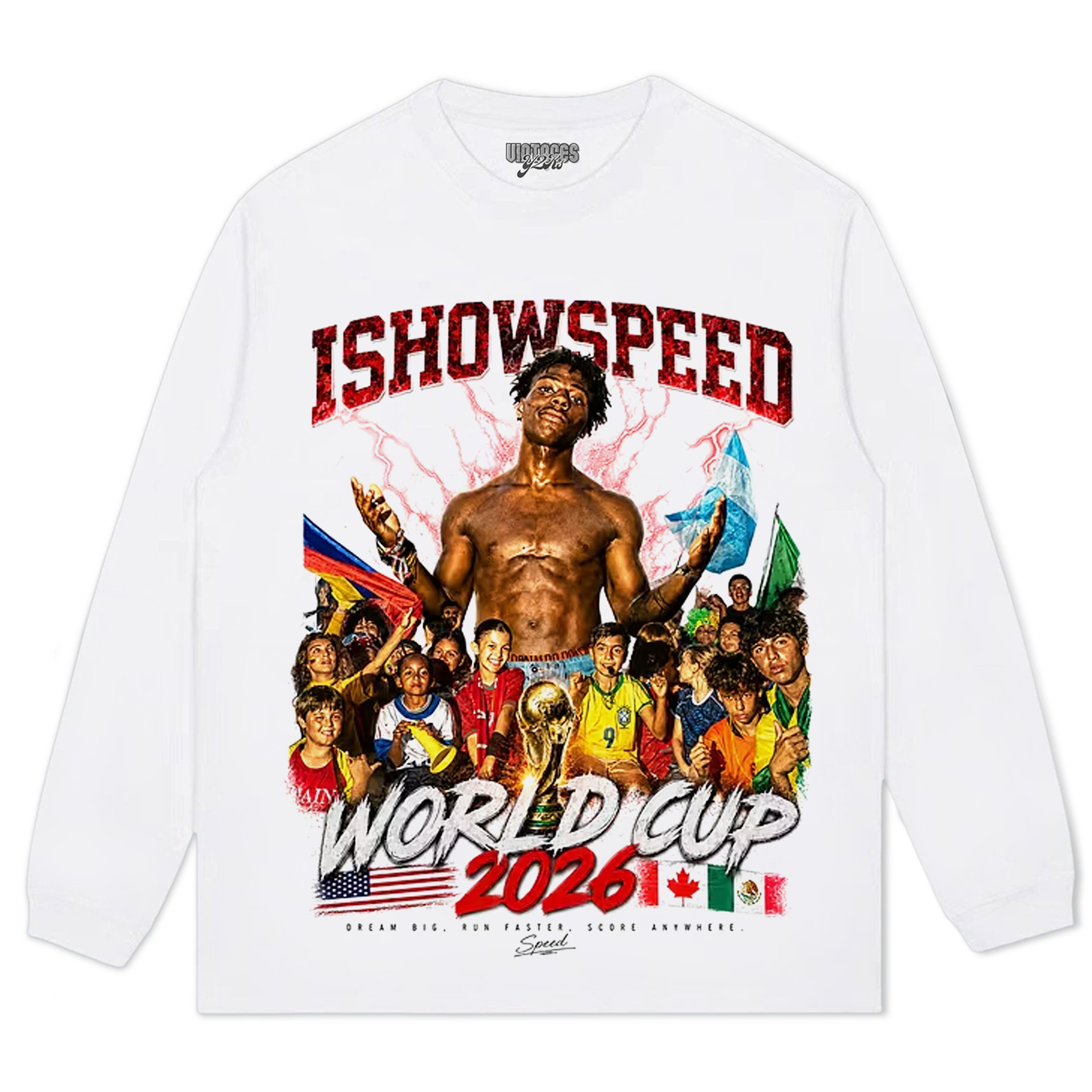 ISHOWSPEED WORLD CUP 2026 TANK TOP & TEE & LONG SLEEVE & LAYERED LS & HOODIE