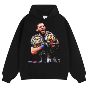 ISLAM MAKHACHEV DOUBLE CHAMP TEE & LS & HOODIE