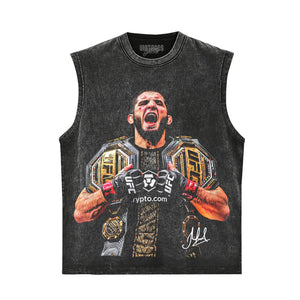 ISLAM MAKHACHEV - DOUBLE CHAMP TANK TOP & TEE & LONG SLEEVE & LAYERED LS & HOODIE