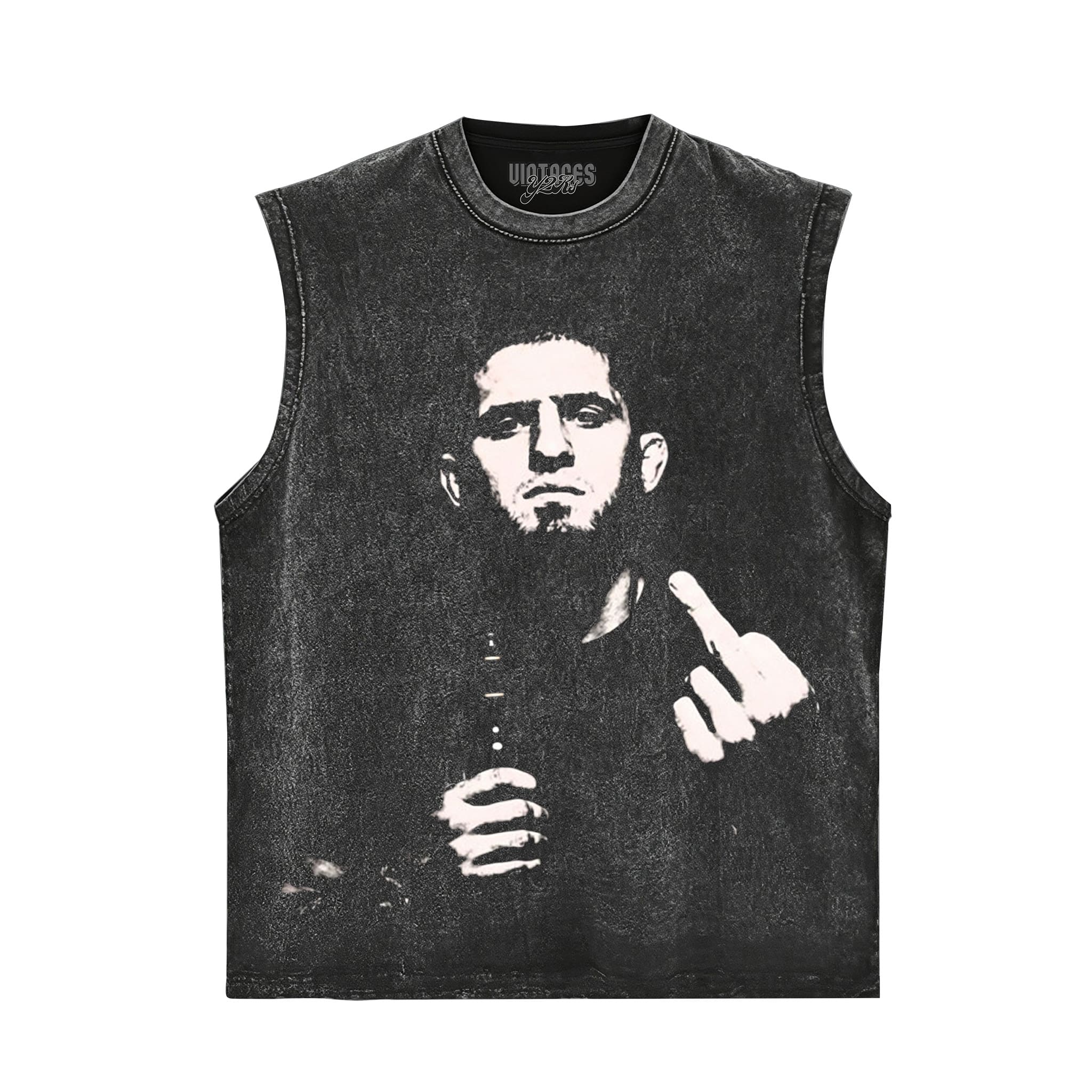 ISLAM MAKHACHEV MIDDLE FINGER VINTAGE TANK TOP & TEE & LONG SLEEVE & LAYERED LS & HOODIE