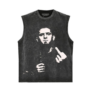 ISLAM MAKHACHEV MIDDLE FINGER VINTAGE TANK TOP & TEE & LONG SLEEVE & LAYERED LS & HOODIE
