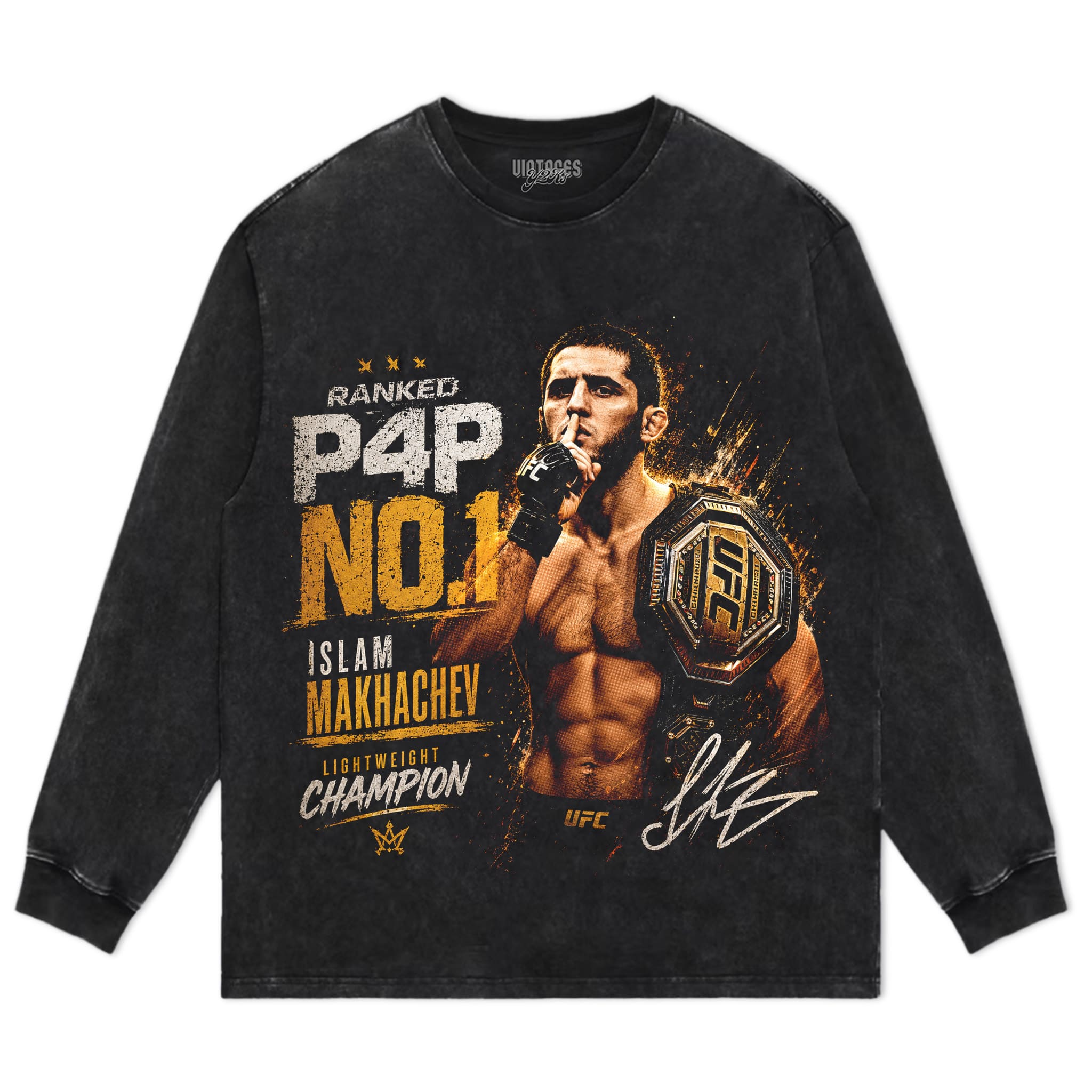 ISLAM MAKHACHEV P4P NO.1 TANK TOP & TEE & LONG SLEEVE & LAYERED LS & HOODIE