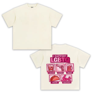 I SUPPORT LGBTQ TANK TOP & TEE