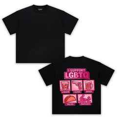 I SUPPORT LGBTQ TANK TOP & TEE