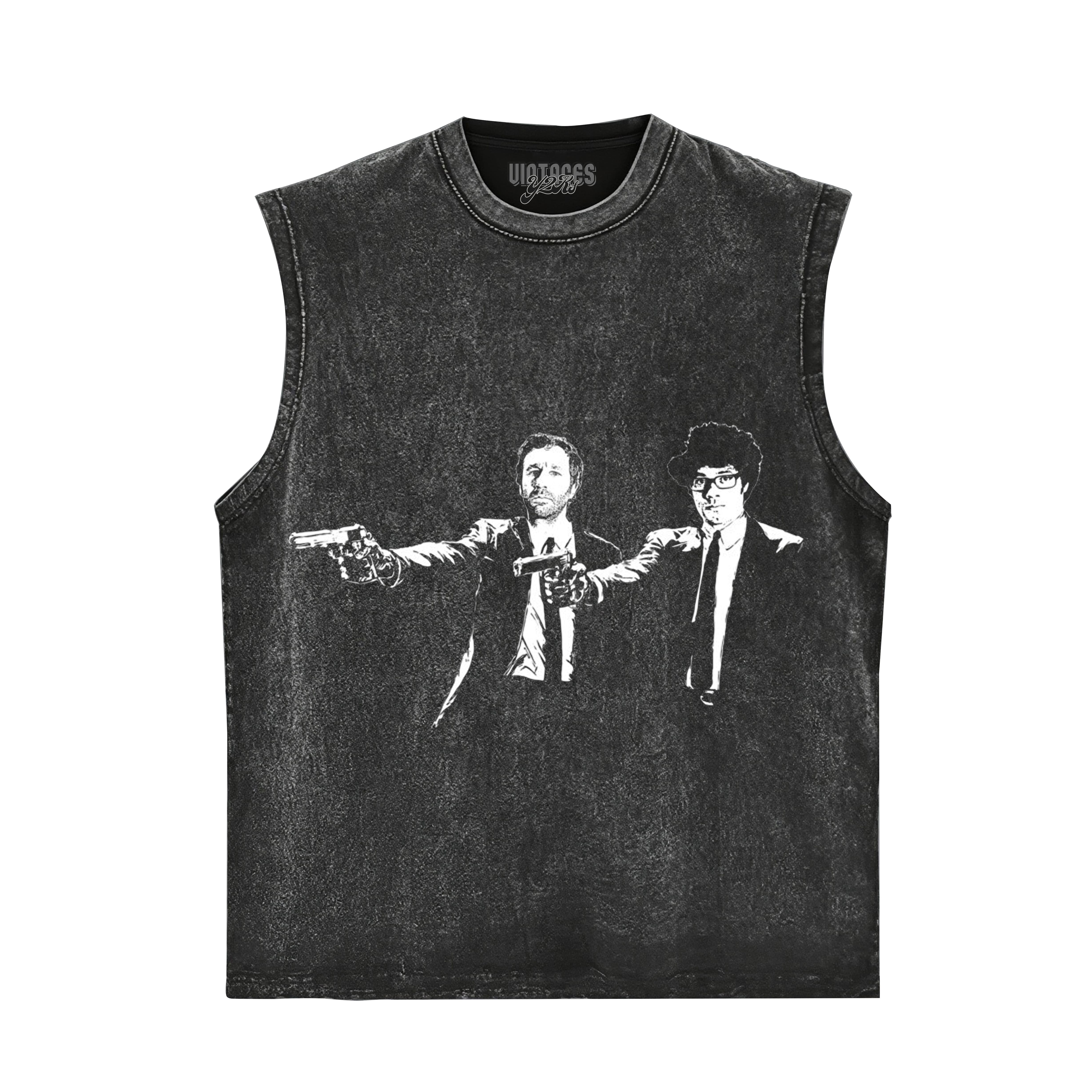 IT CROWD ROY AND MOSS PULP FICTION TANK TOP & TEE & LONG SLEEVE & LAYERED LS & HOODIE