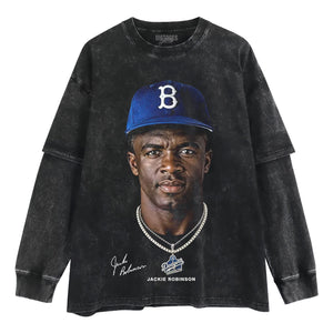 JACKIE ROBINSON TANK TOP & TEE & LONG SLEEVE & LAYERED LS & HOODIE