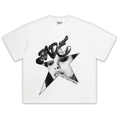 JADE IT GIRL STAR RINGER TEE & LS