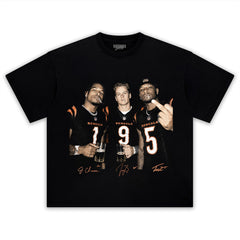 JA’MARR CHASE & JOE BURROW & TEE HIGGINS TANK TOP & TEE & LONG SLEEVE & LAYERED LS & HOODIE