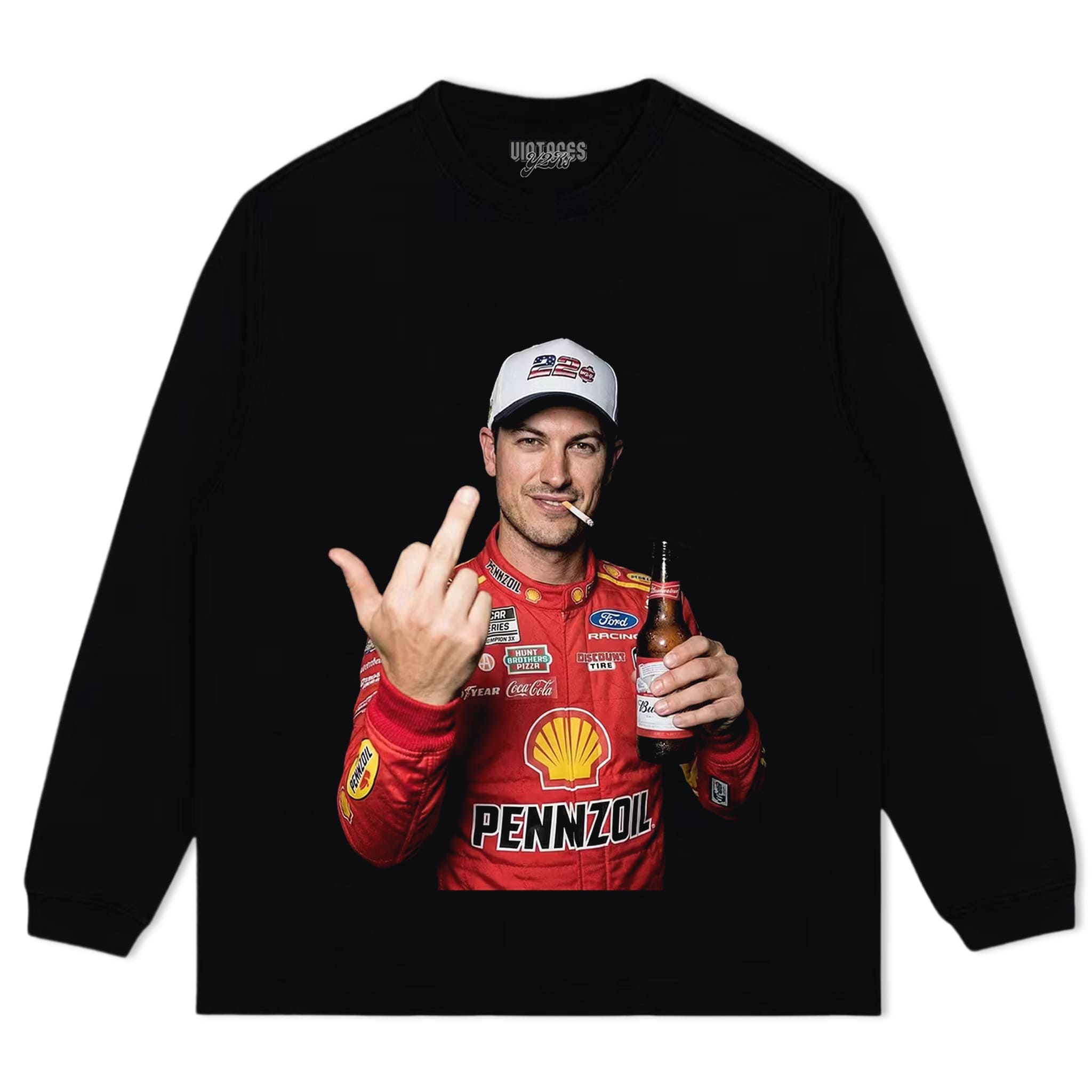JOEY LOGANO TANK TOP & TEE & LONG SLEEVE & LAYERED LS & HOODIE