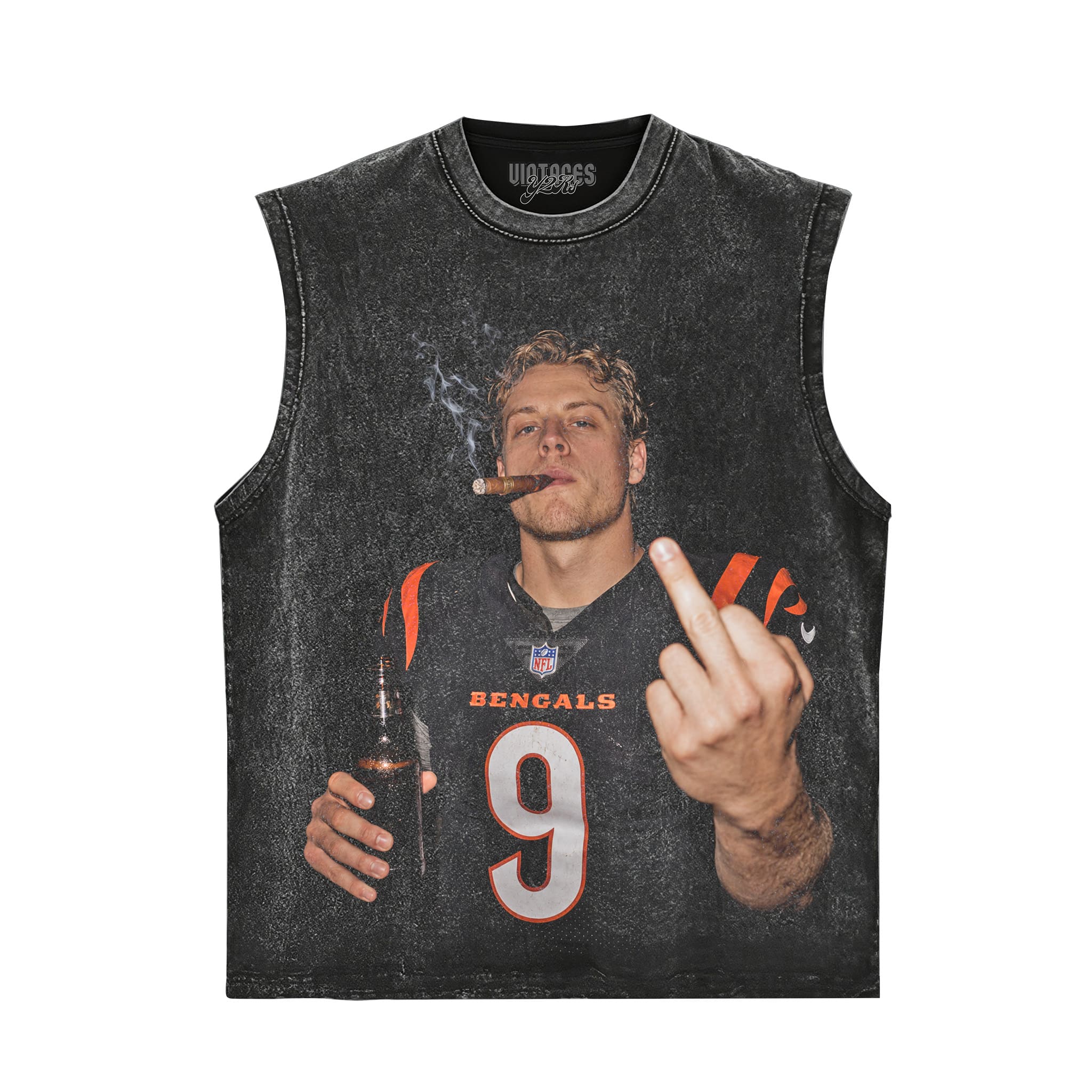 JOE BURROW - MIDDLE FINGER V2 TANK TOP & TEE & LONG SLEEVE & LAYERED LS & HOODIE