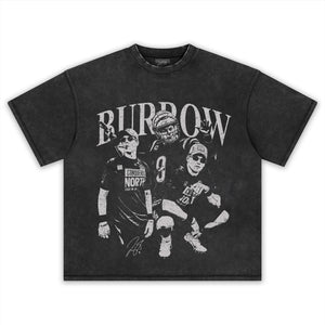 JOE BURROW FUNNY FOOTBALL VINTAGE TANK TOP & TEE & LONG SLEEVE & LAYERED LS & HOODIE