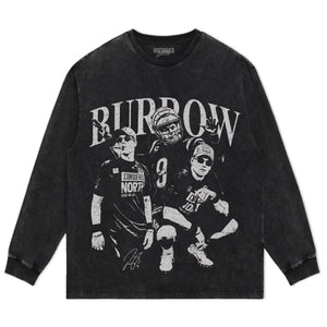 JOE BURROW FUNNY FOOTBALL VINTAGE TANK TOP & TEE & LONG SLEEVE & LAYERED LS & HOODIE