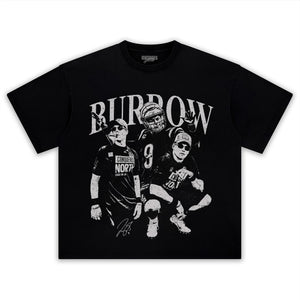JOE BURROW FUNNY FOOTBALL VINTAGE TANK TOP & TEE & LONG SLEEVE & LAYERED LS & HOODIE