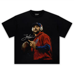 JOSH ALLEN REAL MVP BW WHITE 89S TANK TOP & TEE & LONG SLEEVE & LAYERED LS & HOODIE