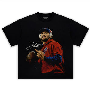 JOSH ALLEN REAL MVP BW WHITE 89S TANK TOP & TEE & LONG SLEEVE & LAYERED LS & HOODIE