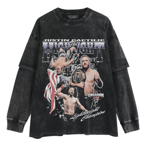 JUSTIN GAETHJE UFC FIGHTER 2026 V3 TANK TOP & TEE & LONG SLEEVE & LAYERED LS & HOODIE