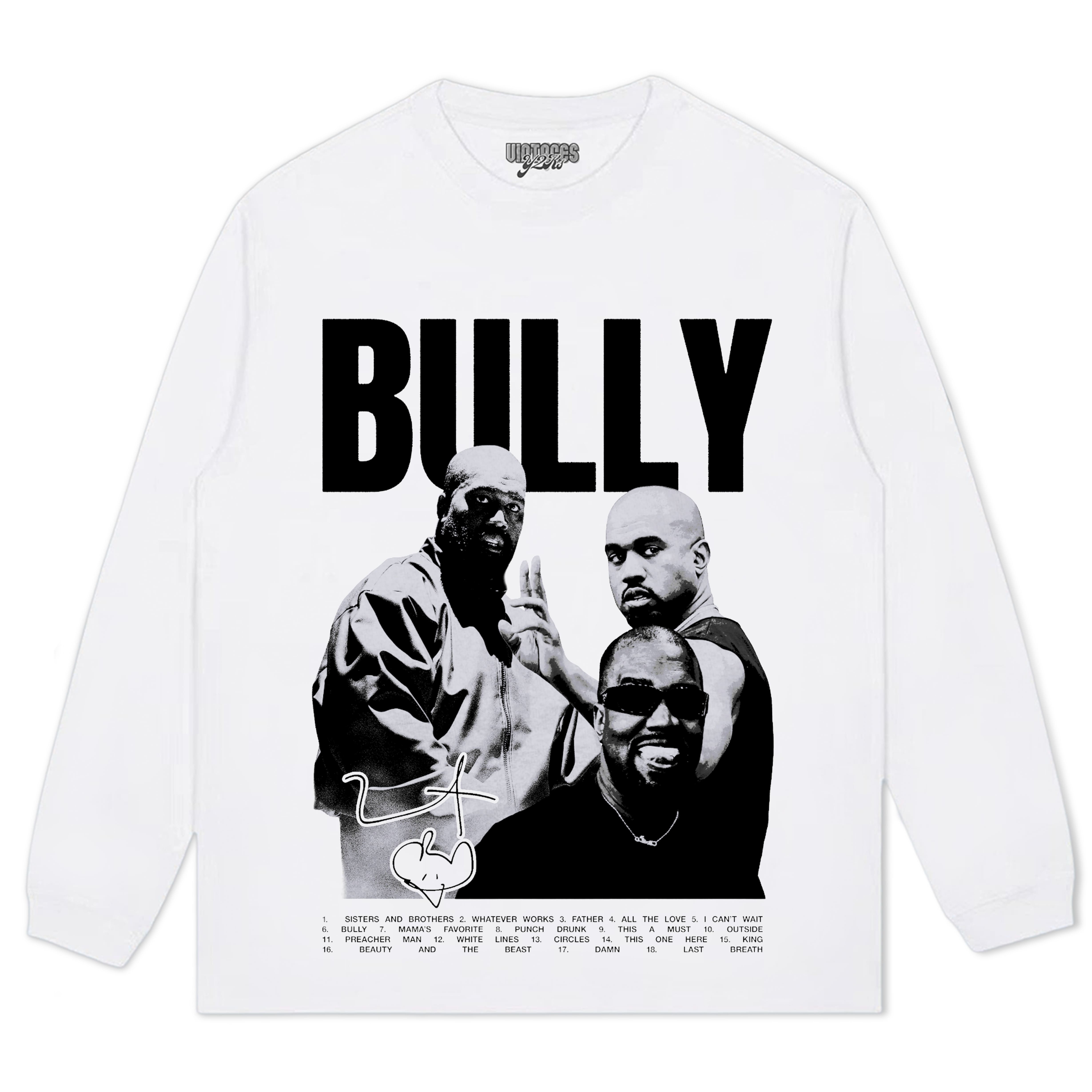 KANYE BULLY ALBUM TANK TOP & TEE & LONG SLEEVE & LAYERED LS & HOODIE