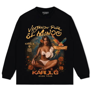 KAROL G 2026 TOUR V3 TANK TOP & TEE & LONG SLEEVE & LAYERED LS & HOODIE